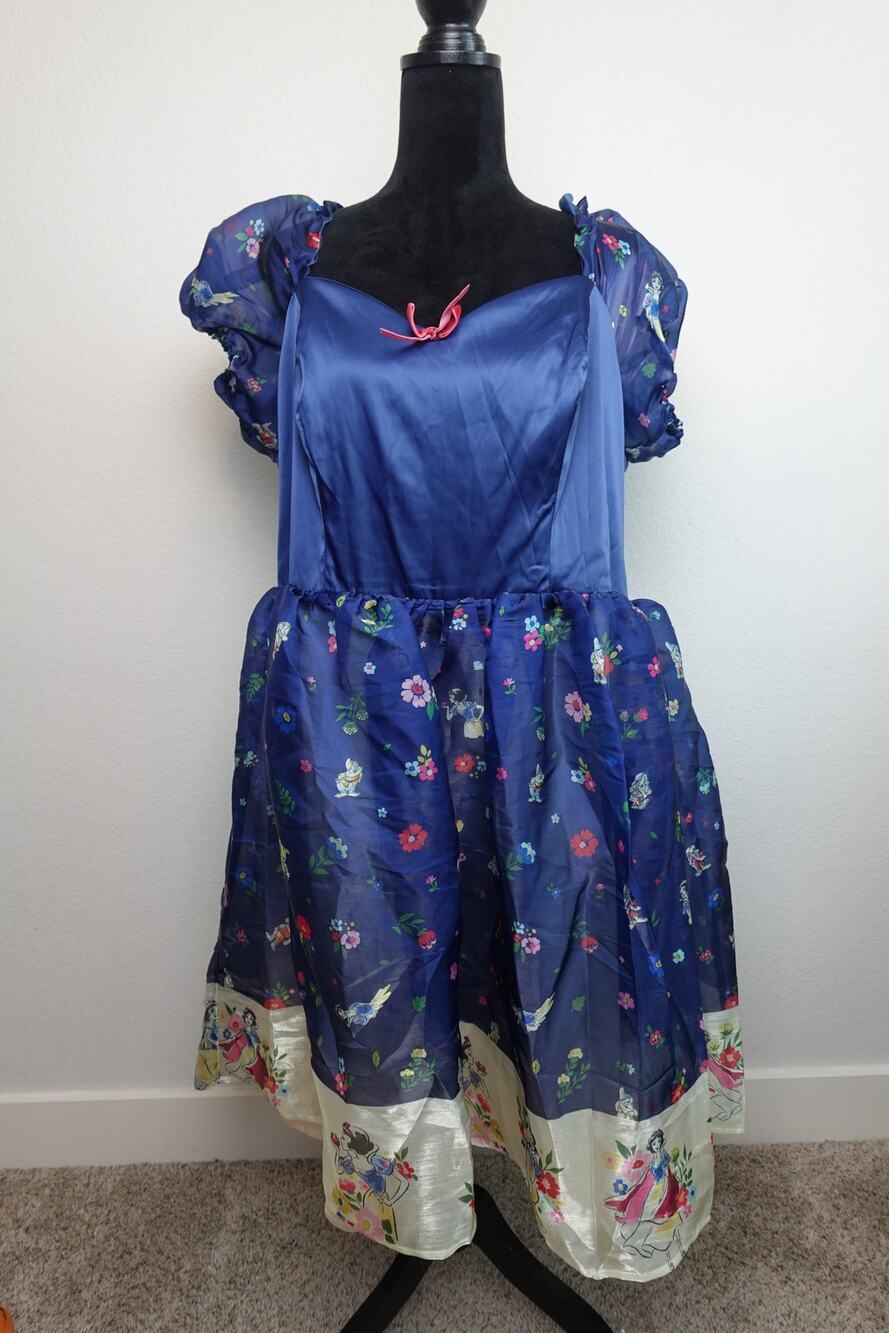 NWT Unique Vintage Disney Plus Size Snow White Sweetheart Dress Size 2X